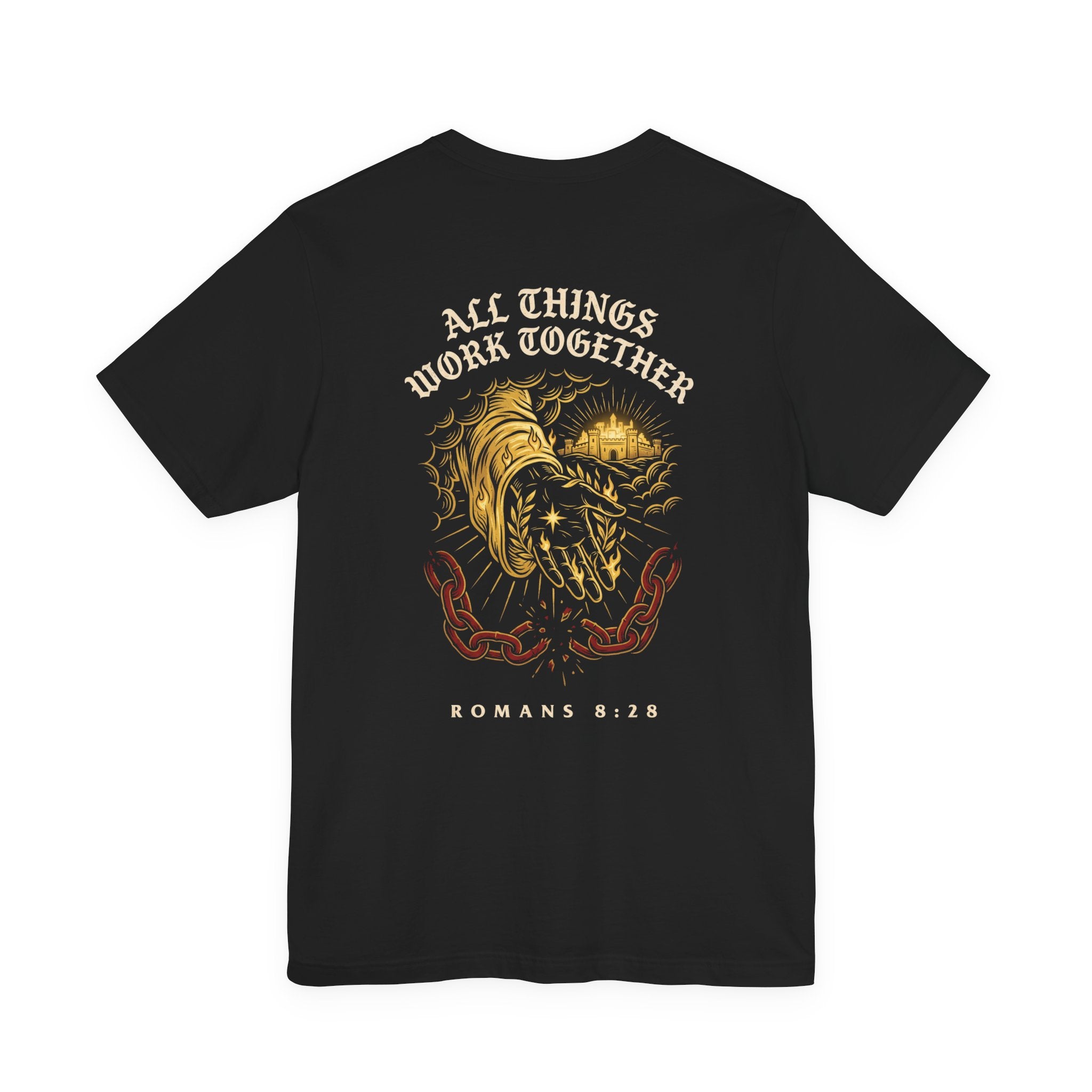 All Things Work Together For Good Christian Tee | Faith Bible Verse Shirt
