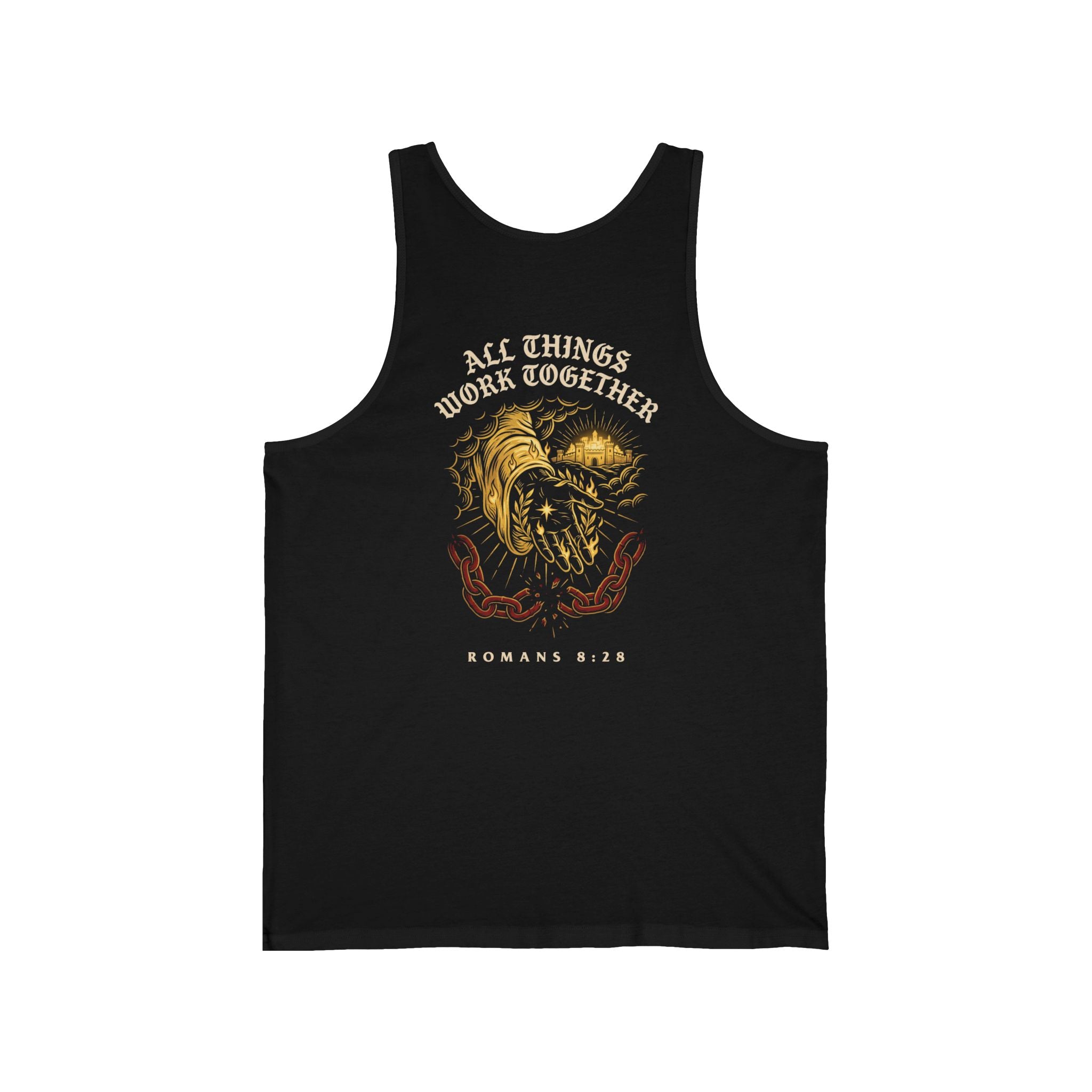 All Things Work Together For Good Christian Tank Top | Faith Bible Verse