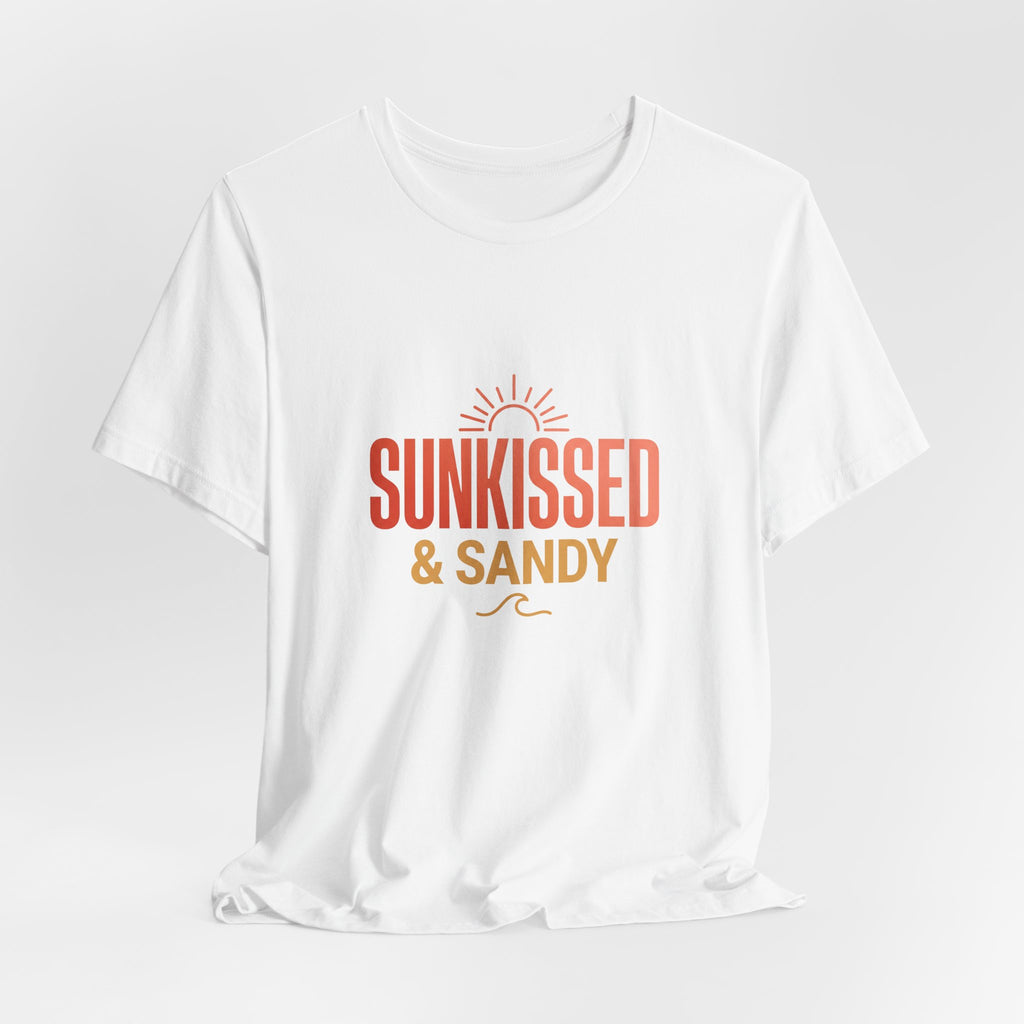 Sunkissed & Sandy Tee - Beach Vibe Graphic Shirt for Relaxed Days