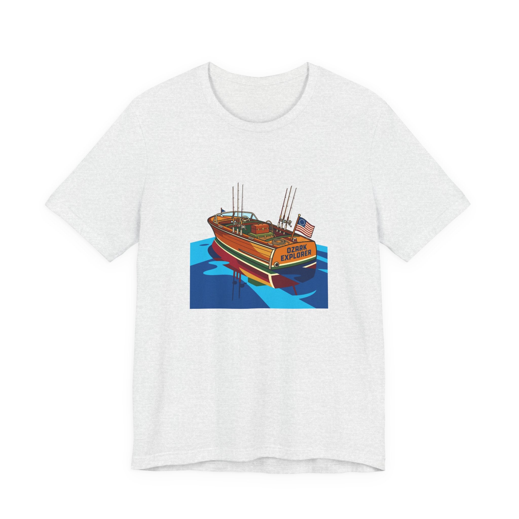 Vintage Wooden Boat Tee | Lake of the Ozarks Adventure Shirt