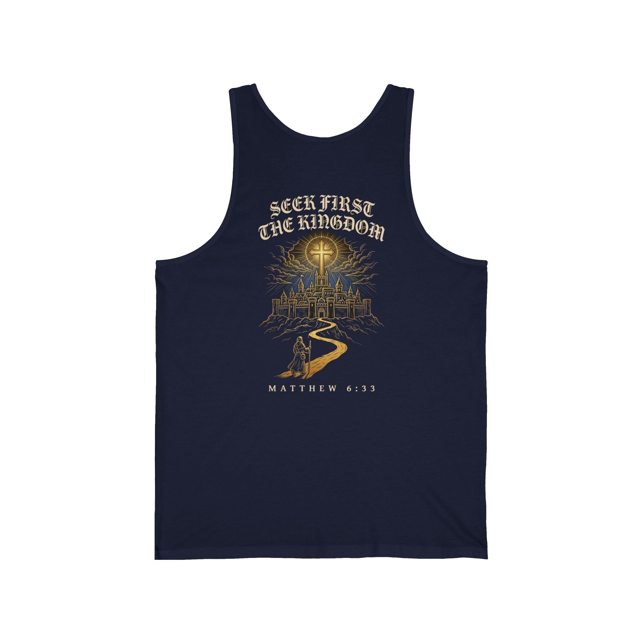 Seek First the Kingdom of God Christian Tank Top | Faith Bible Verse