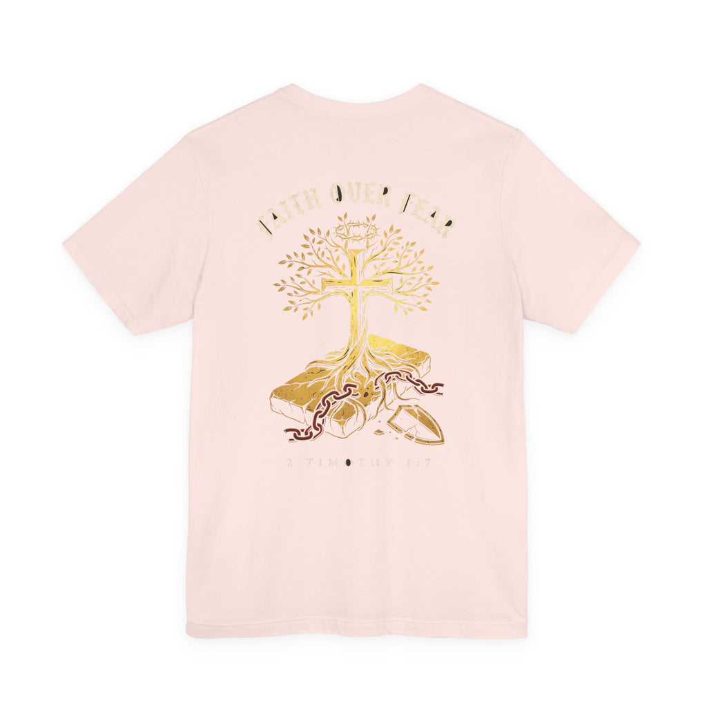 Faith Over Fear Christian Tee | Minimalist Faith Bible Verse Shirt