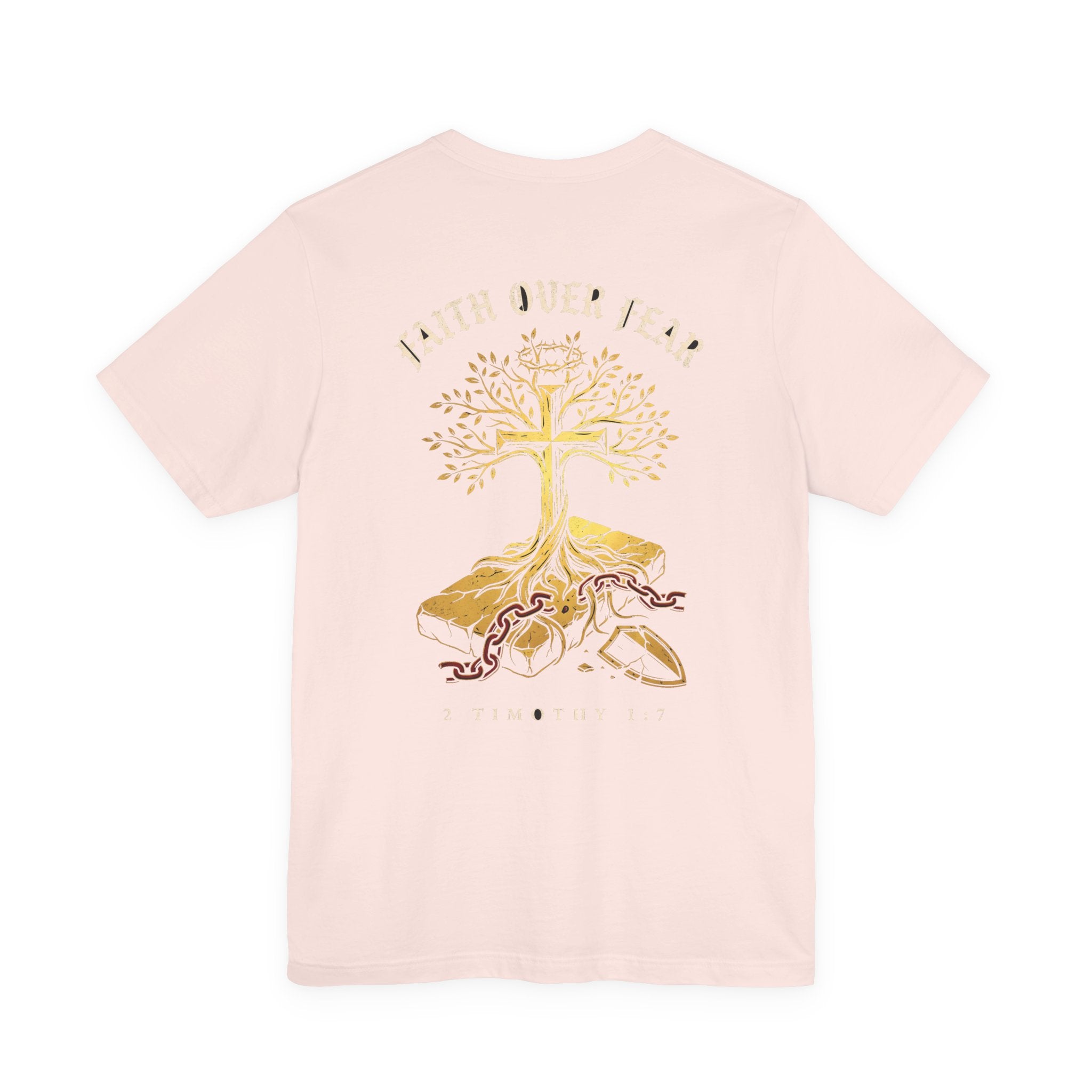 Faith Over Fear Christian Tee | Minimalist Faith Bible Verse Shirt
