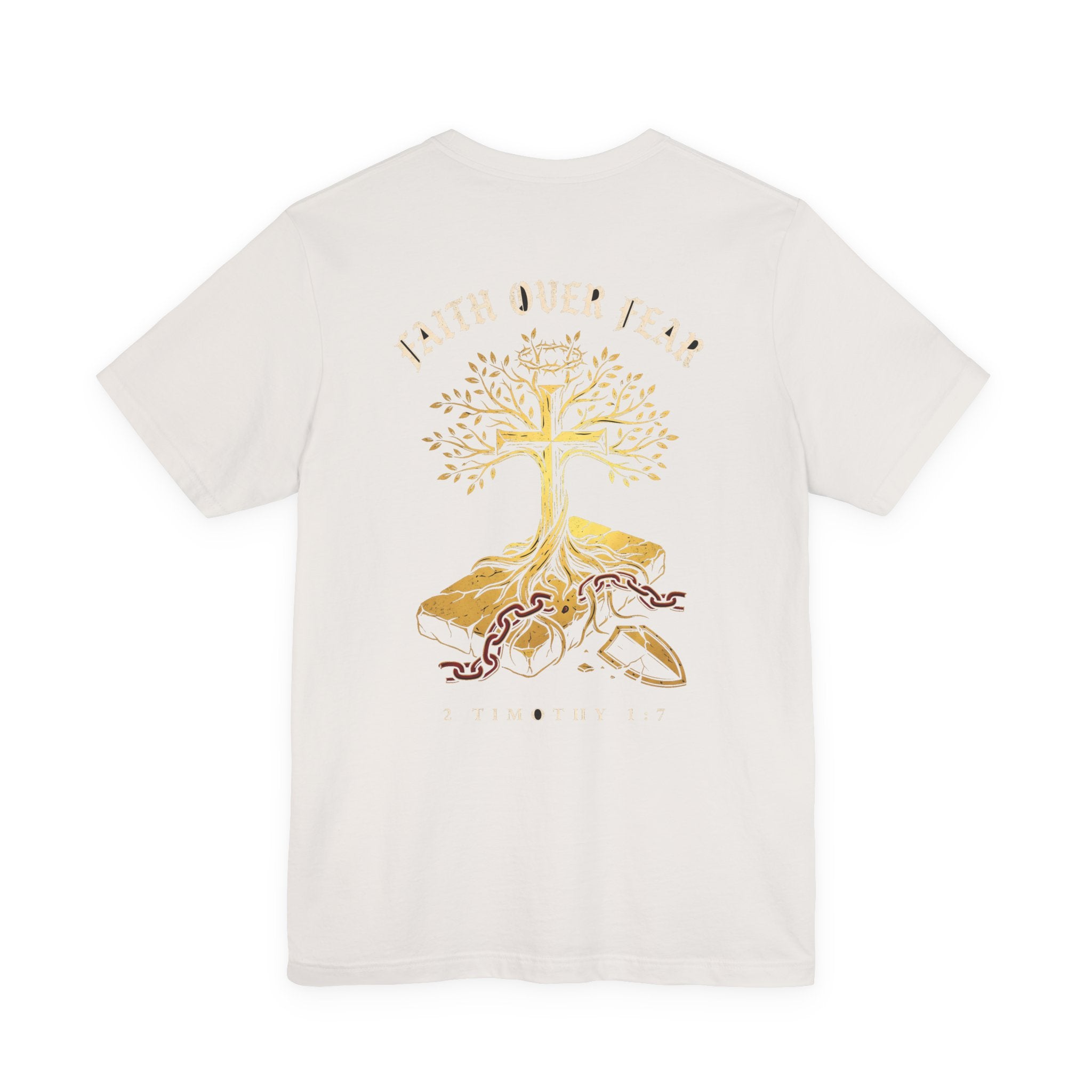 Faith Over Fear Christian Tee | Minimalist Faith Bible Verse Shirt