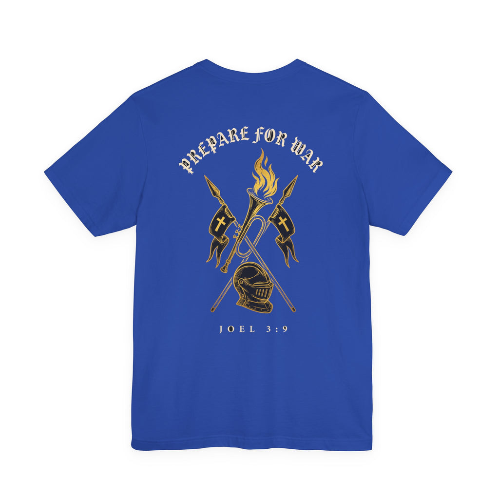 Prepare for War Christian Tee | Reformed Warrior Faith Shirt