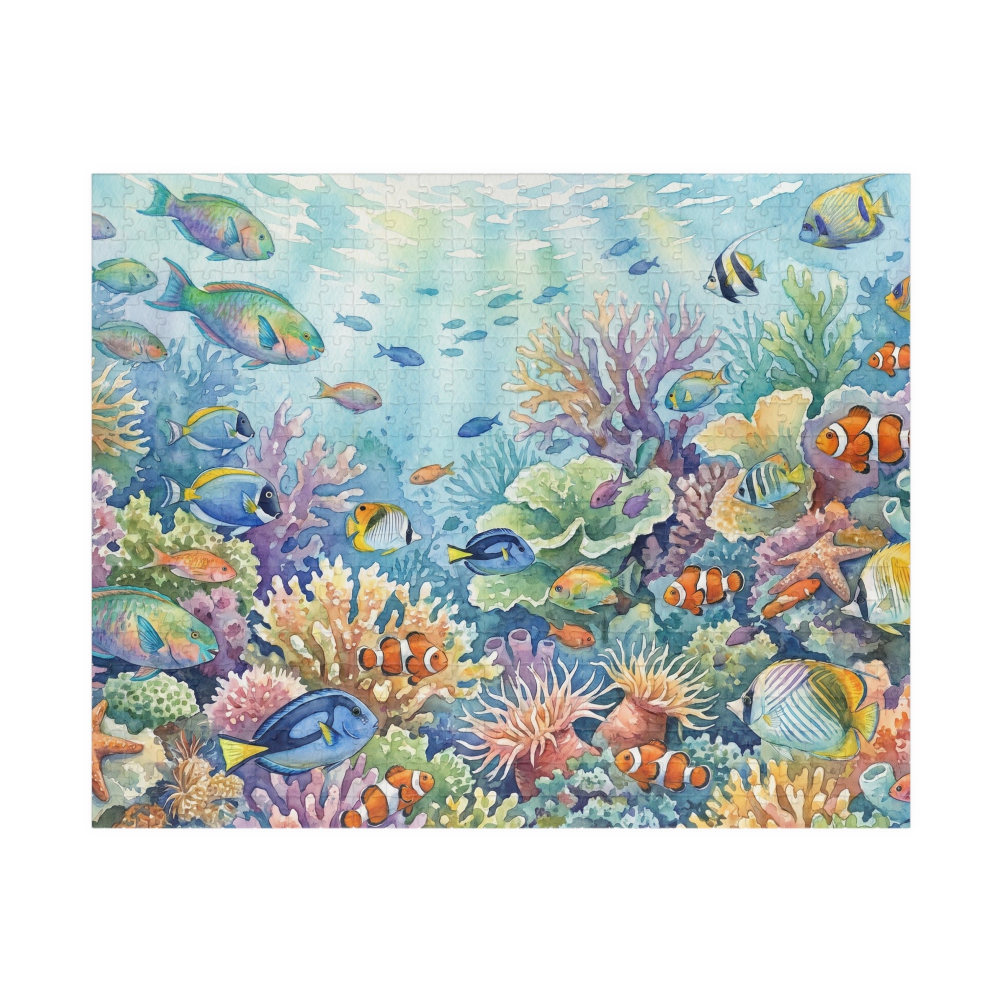 Underwater Harmony Jigsaw Puzzle with Tropical Fish Scene