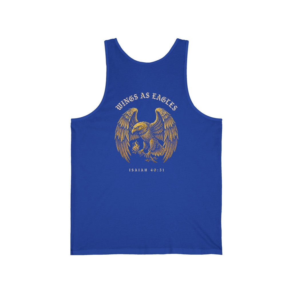 Mount Up With Wings as Eagles Christian Tank Top | Faith Bible Verse