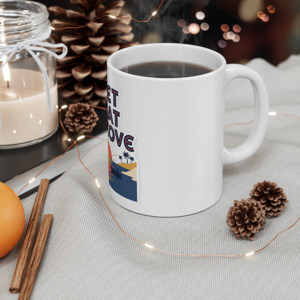 Lake of the Ozarks Cove Coffee Mug - Sunset Boats Design