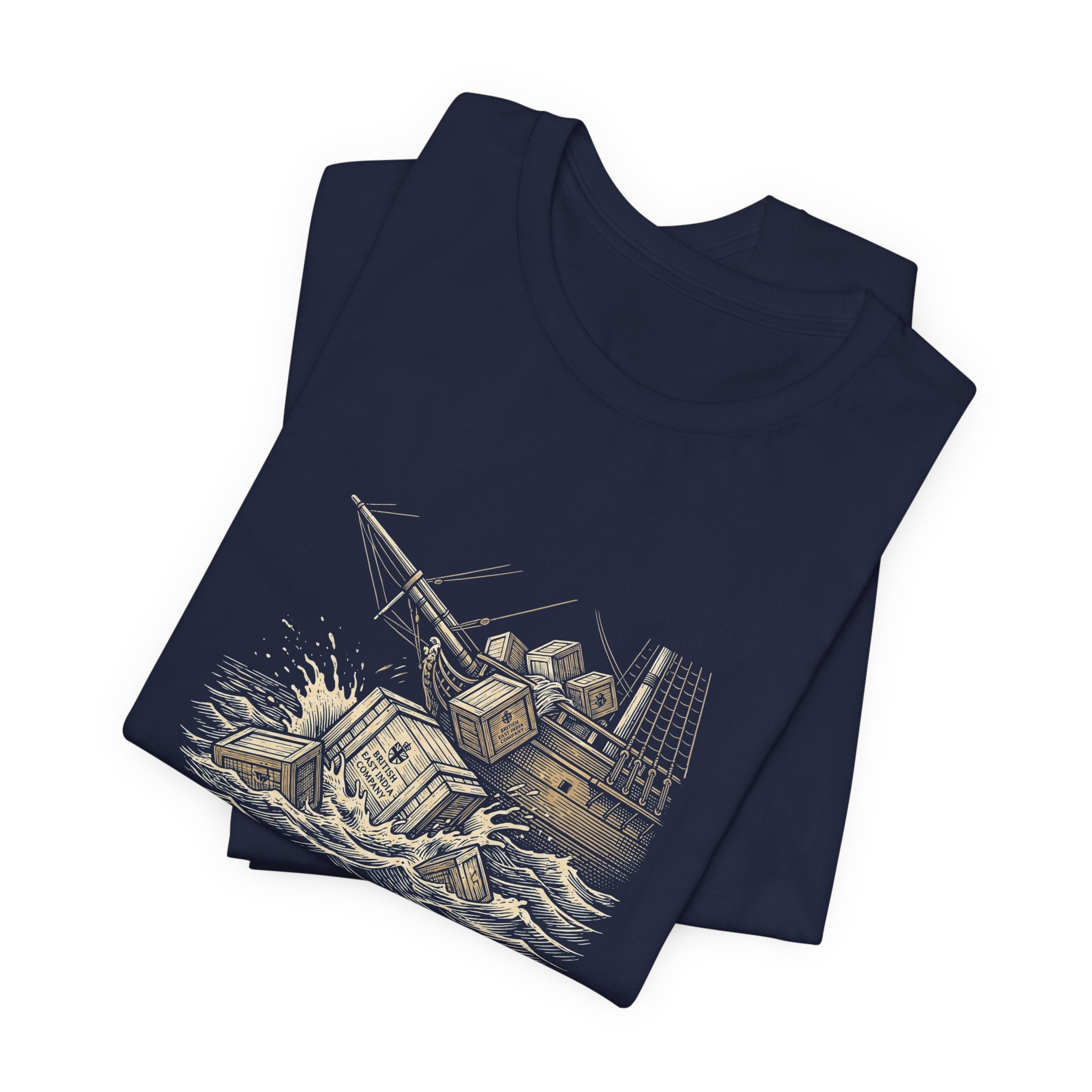 Big Tea Energy Funny 4th of July T-Shirt | Boston Tea Party Tee | Sarcastic Patriotic Gift