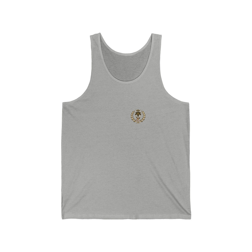 She Is Clothed in Strength and Dignity Tank Top | Proverbs 31:25 Christian Faith