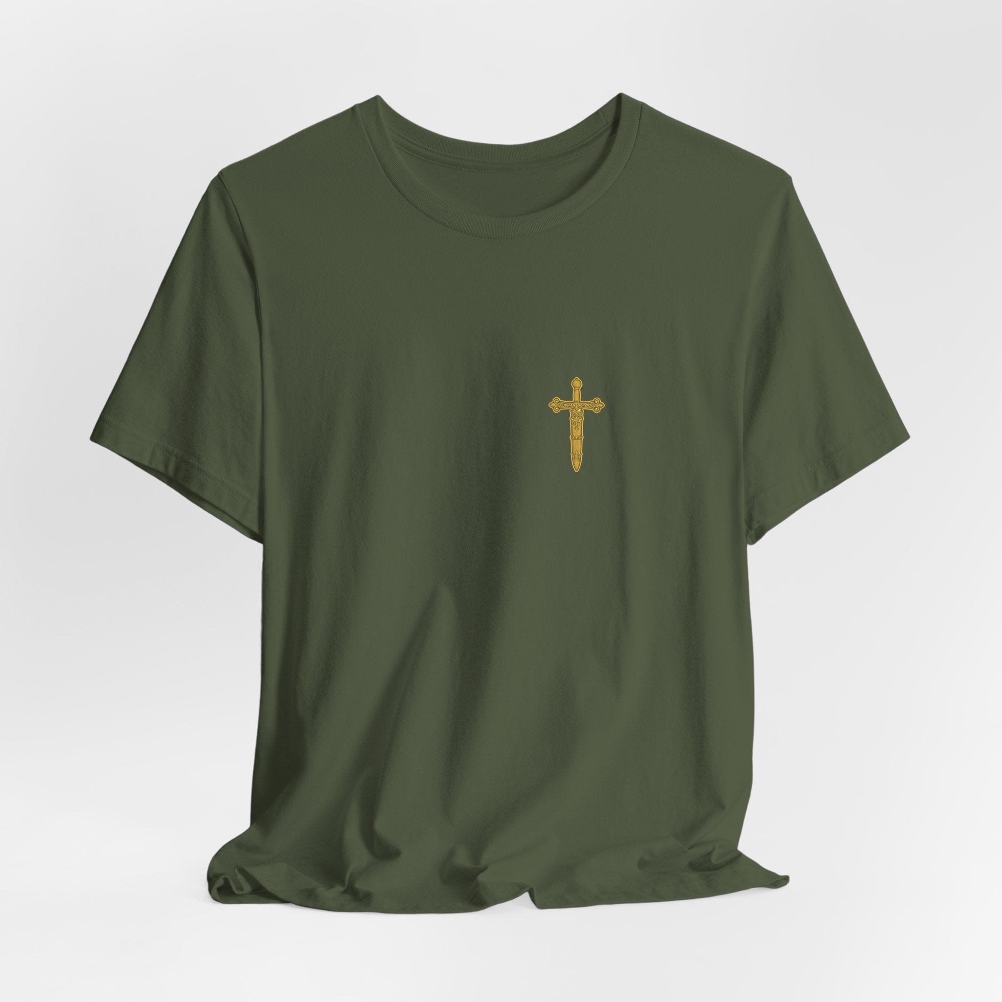 Crucified With Christ Christian Tee | Reformed Warrior Faith Shirt