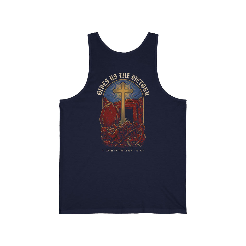 He Gives Us the Victory Christian Tank | Reformed Warrior Faith