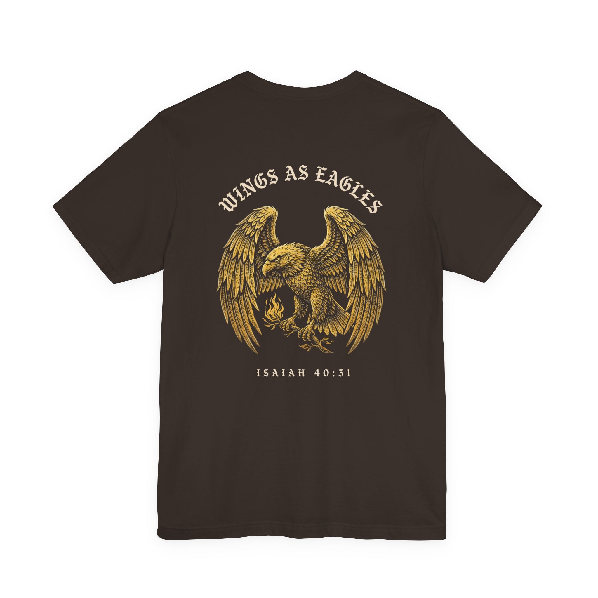 Mount Up With Wings as Eagles Christian Tee | Faith Bible Verse Shirt