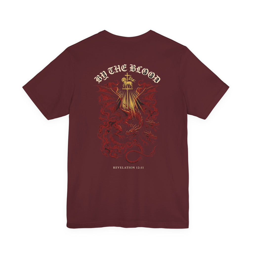 By the Blood Christian Tee | Reformed Warrior Faith Shirt