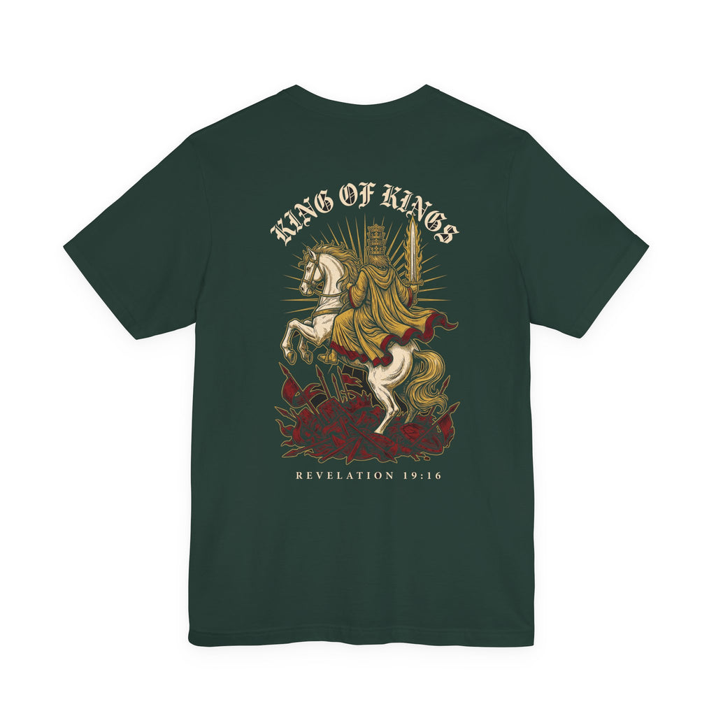 King of Kings and Lord of Lords Christian Tee | Reformed Warrior Faith Shirt