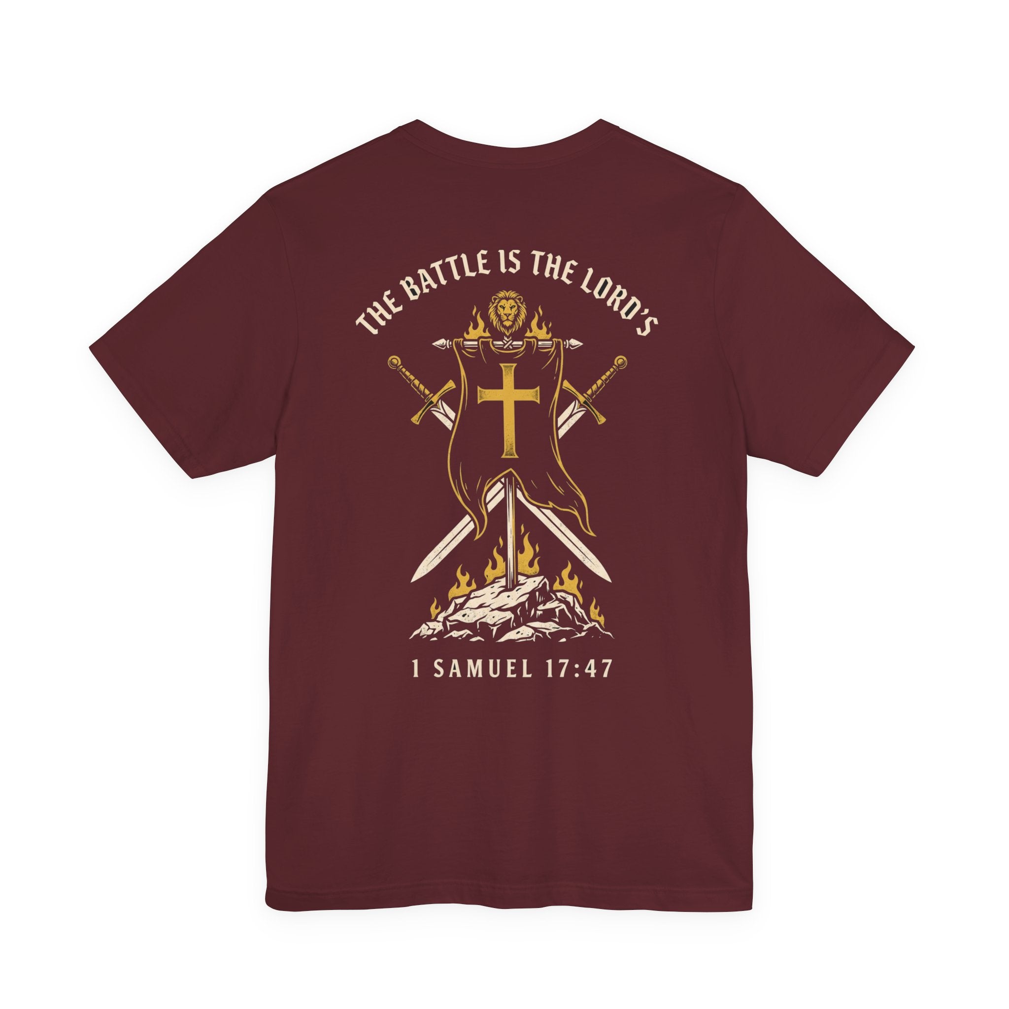 The Battle Belongs to the Lord Christian Tee | Reformed Warrior Faith Shirt
