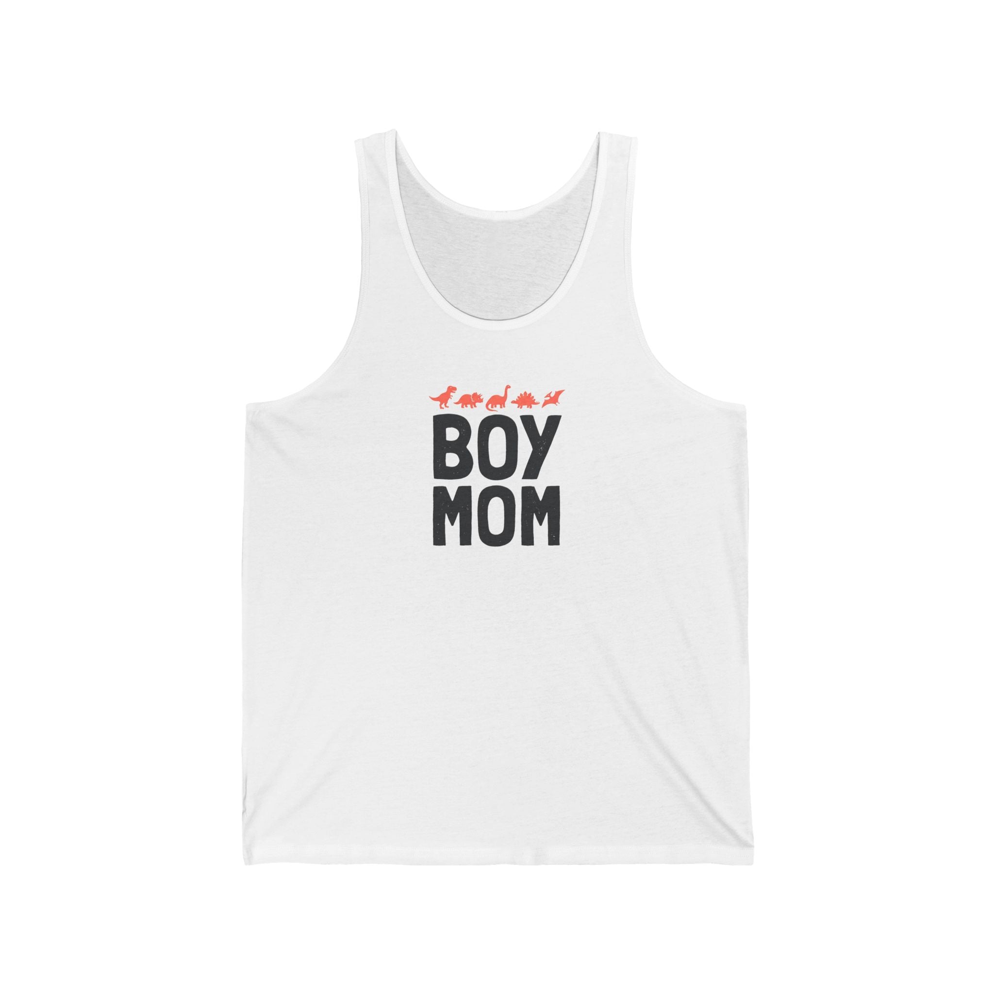 Boy Mom Dinosaur Tank Top | Cute Mom of Boys Dino Tee