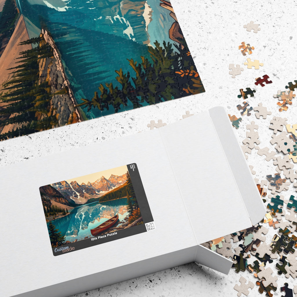 Banff Moraine Lake Jigsaw Puzzle | Canadian Rockies Scenic