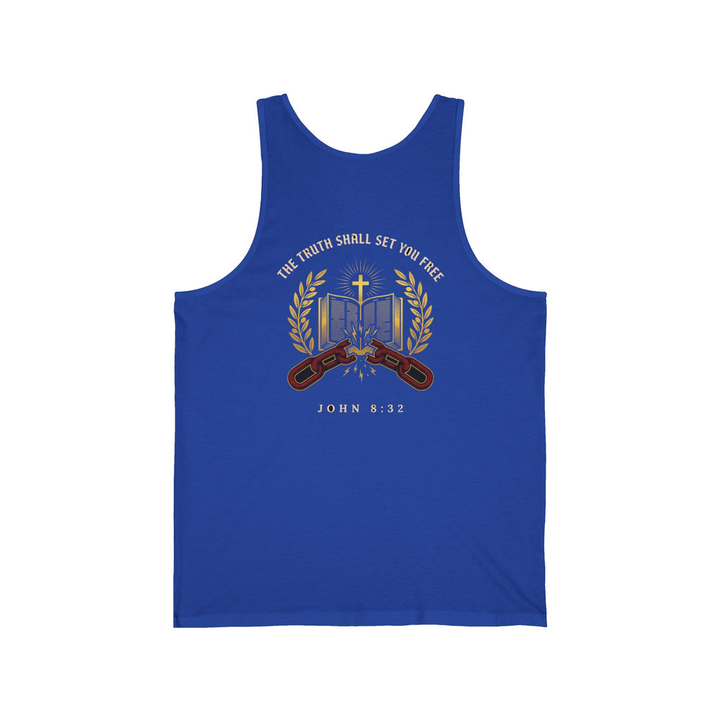 The Truth Shall Set You Free Christian Tank Top | Faith Bible Verse