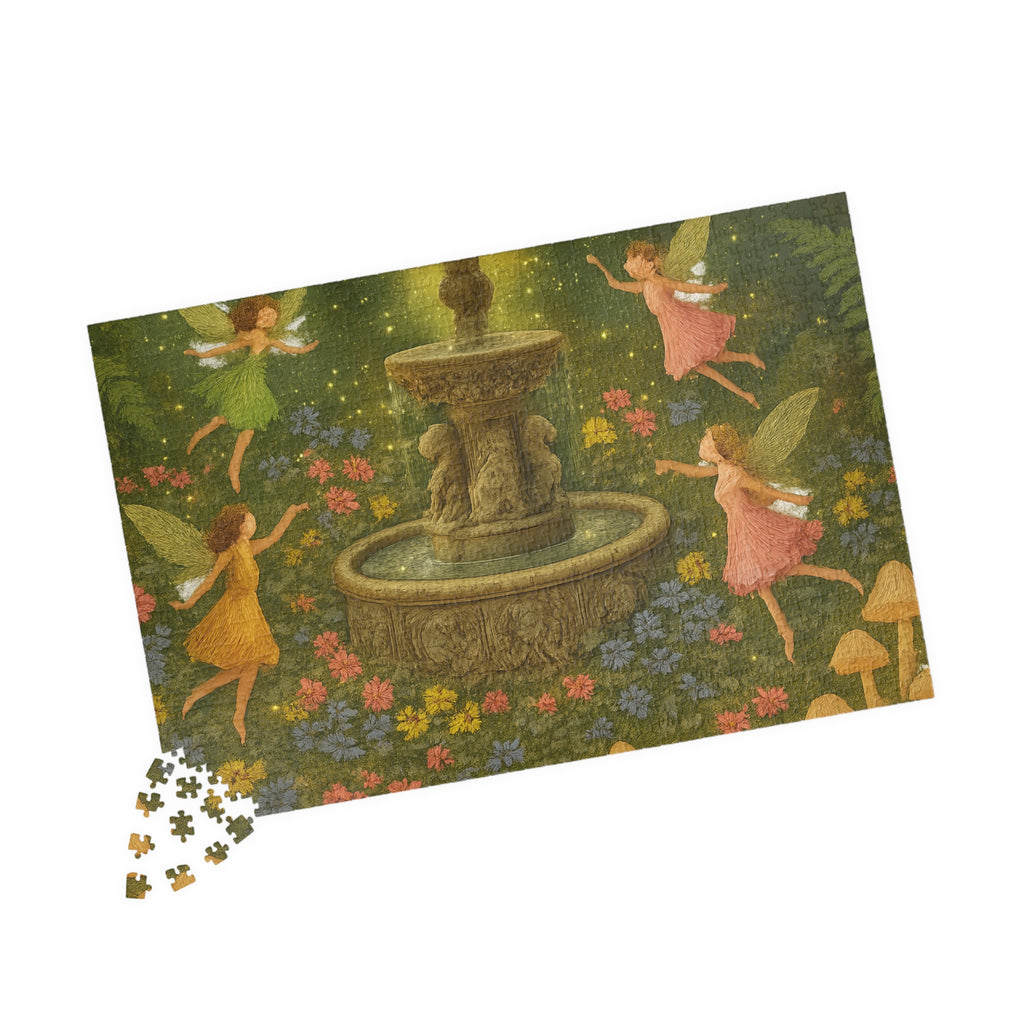 Whispers of the Glen Jigsaw Puzzle - Enchanting Fairy Scene