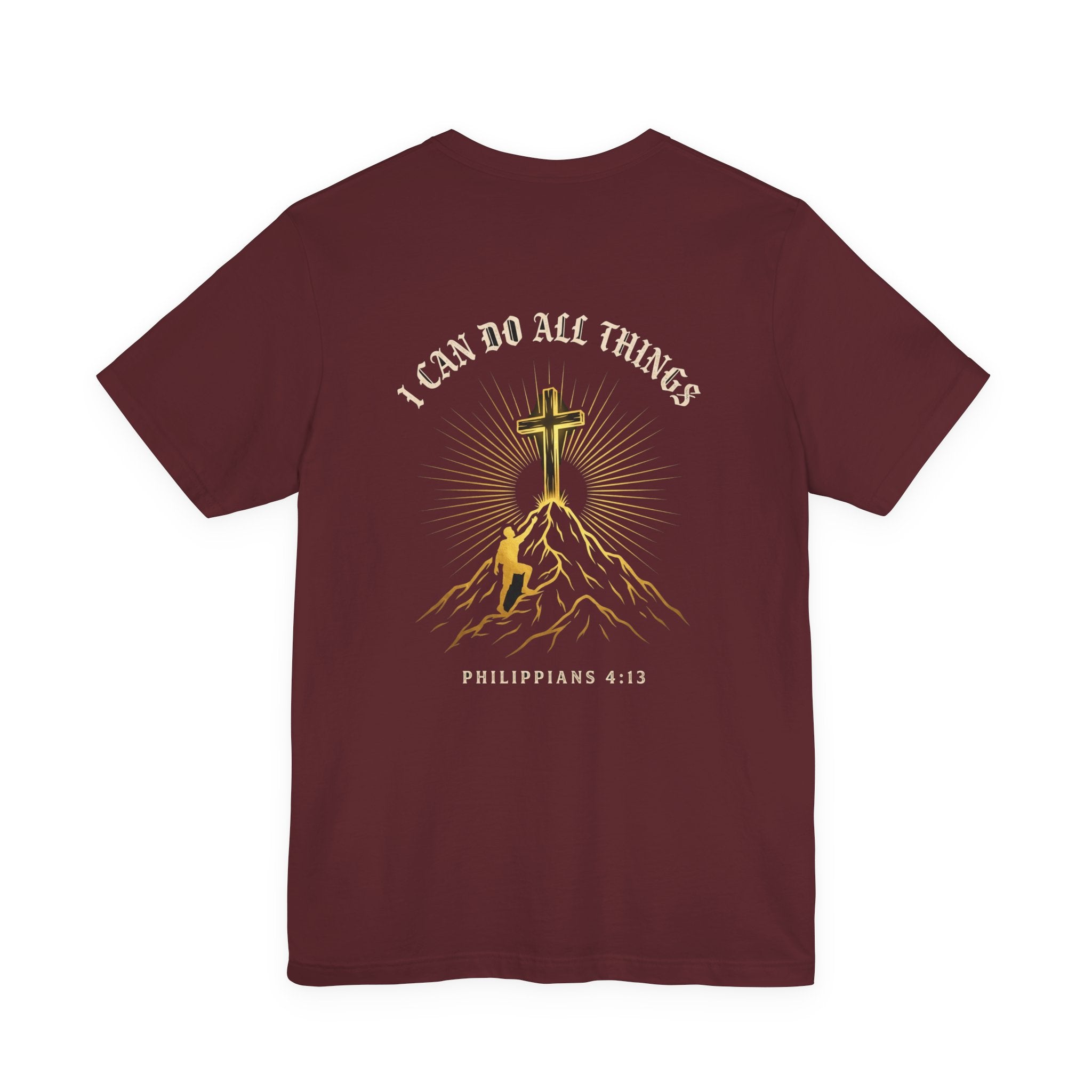 I Can Do All Things Through Christ Christian Tee | Faith Bible Verse Shirt