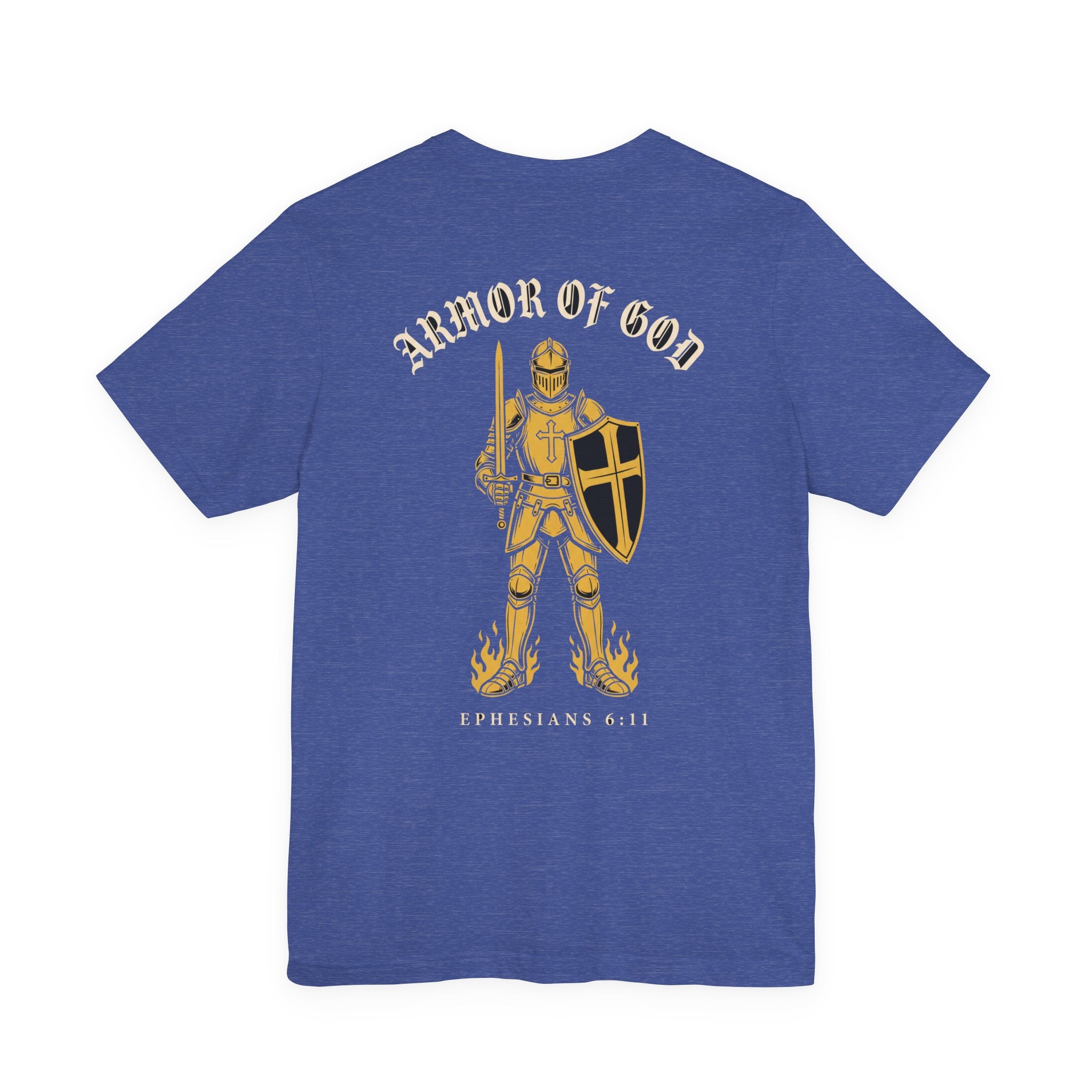 Put On the Full Armor of God Warrior Christian Tee | Crusades Faith Bible Shirt