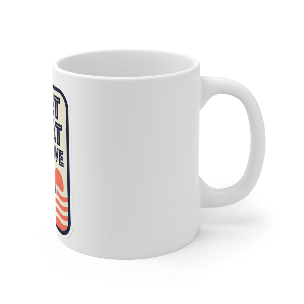 Meet Me at the Cove Coffee Mug - Lake of the Ozarks Pontoon Party Boat