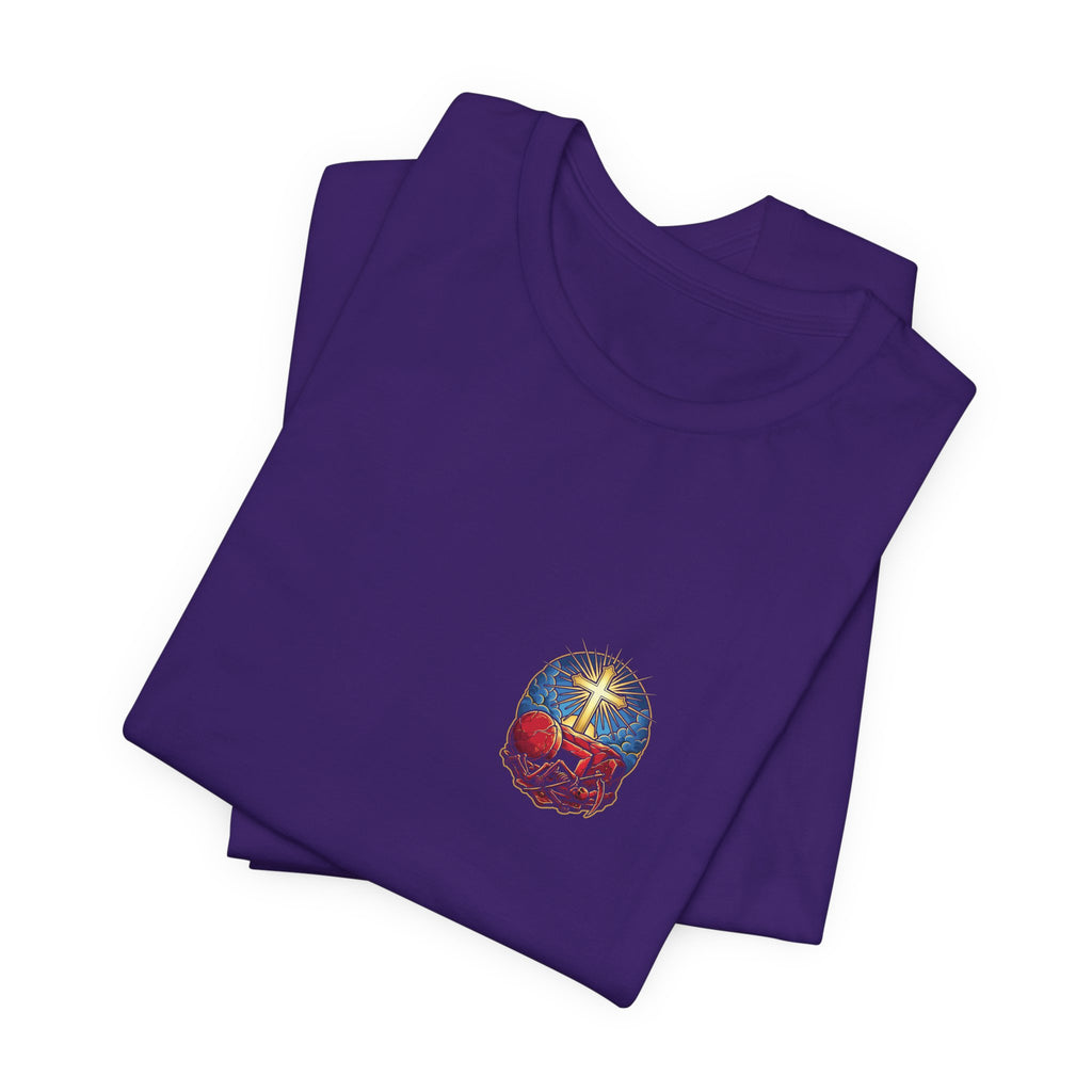 He Gives Us the Victory Christian Tee | Reformed Warrior Faith Shirt