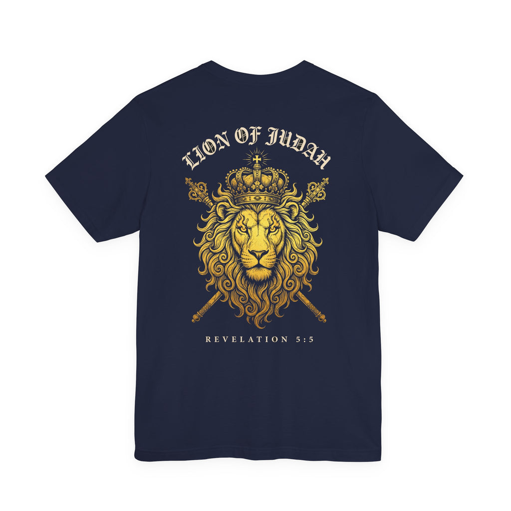 Lion of Judah Christian Tee | Reformed Warrior Faith Shirt
