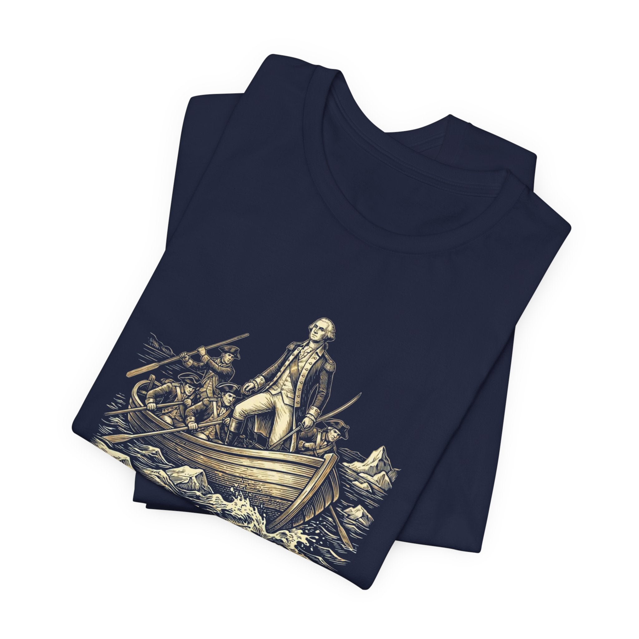 Get In Loser We're Crossing the Delaware T-Shirt | Funny 4th of July Tee | History Teacher Gift