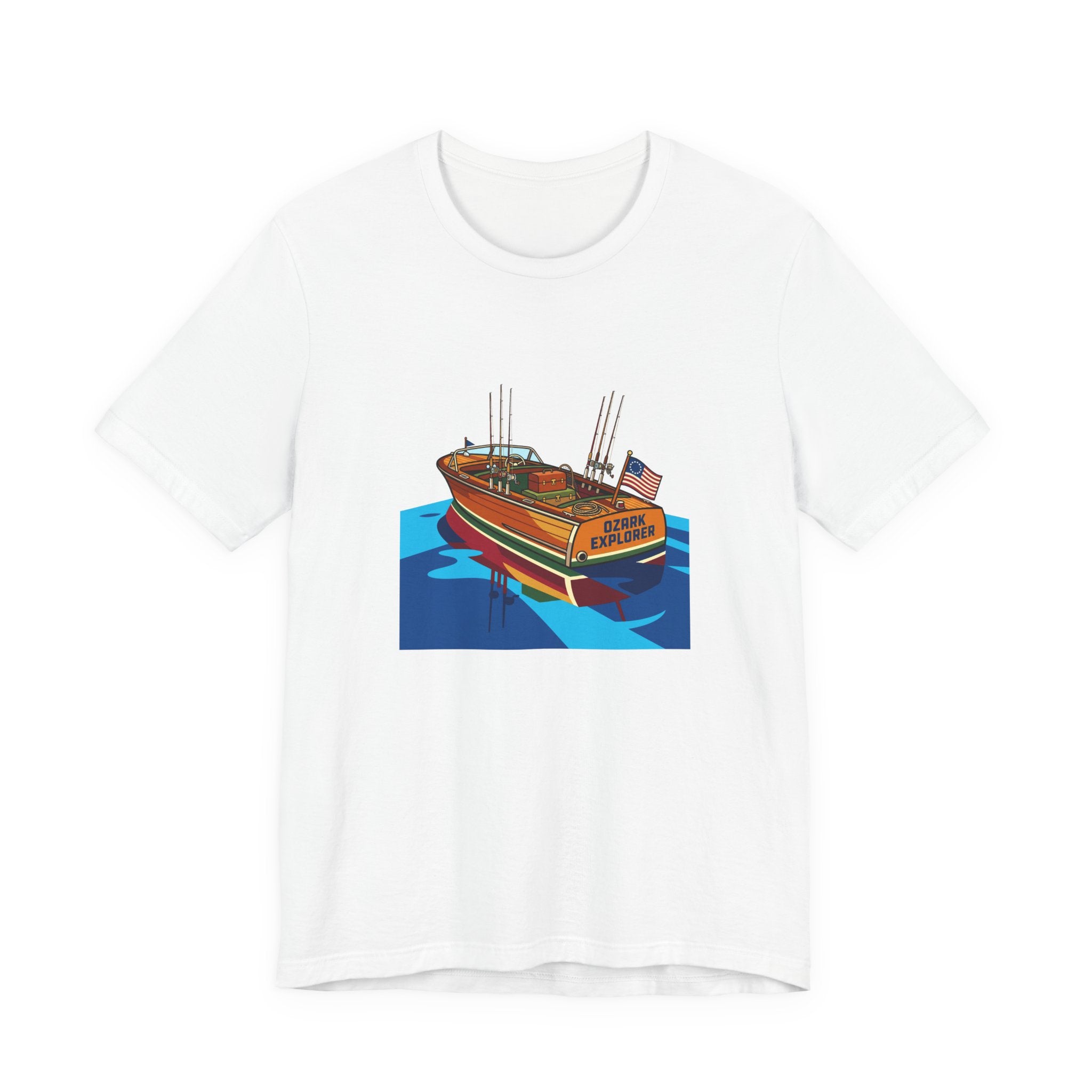 Vintage Wooden Boat Tee | Lake of the Ozarks Adventure Shirt