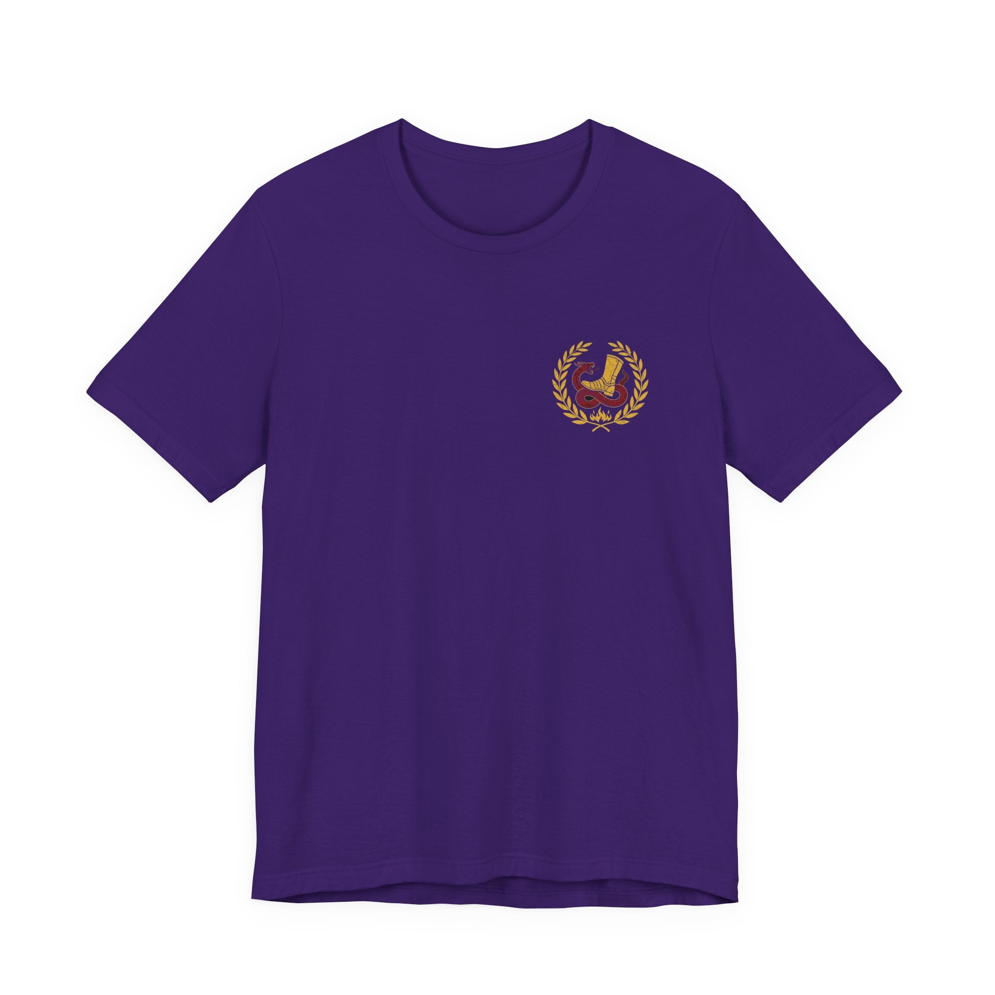 The God of Peace Will Crush Satan Under Your Feet Christian Tee | Warrior Faith Bible