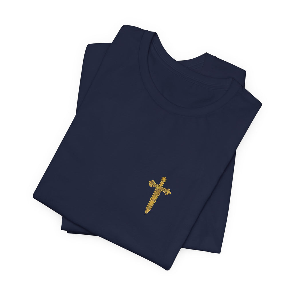 Crucified With Christ Christian Tee | Reformed Warrior Faith Shirt