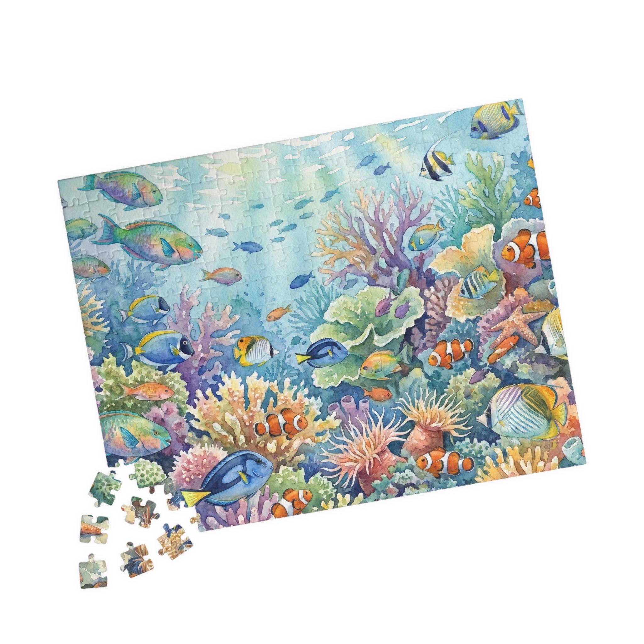 Underwater Harmony Jigsaw Puzzle with Tropical Fish Scene