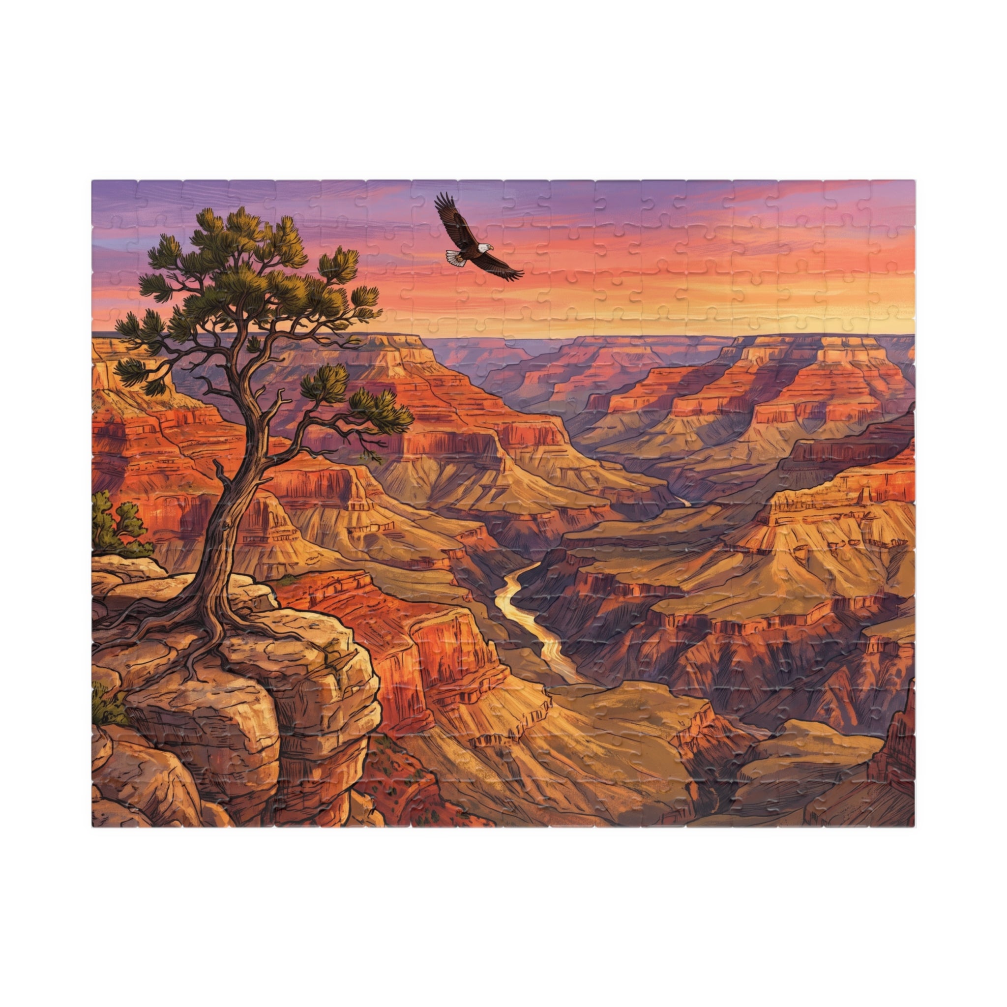 Grand Canyon at Sunset Jigsaw Puzzle | American Southwest Scenic