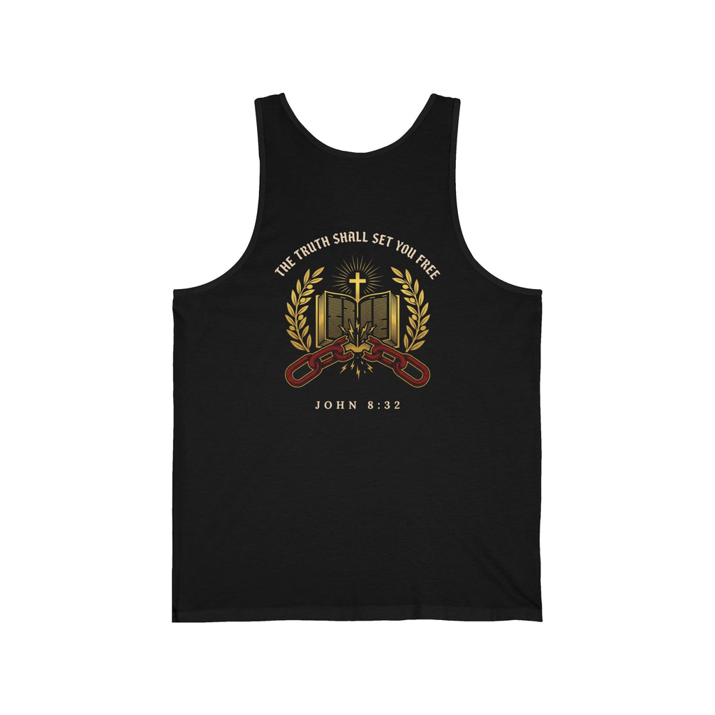 The Truth Shall Set You Free Christian Tank Top | Faith Bible Verse