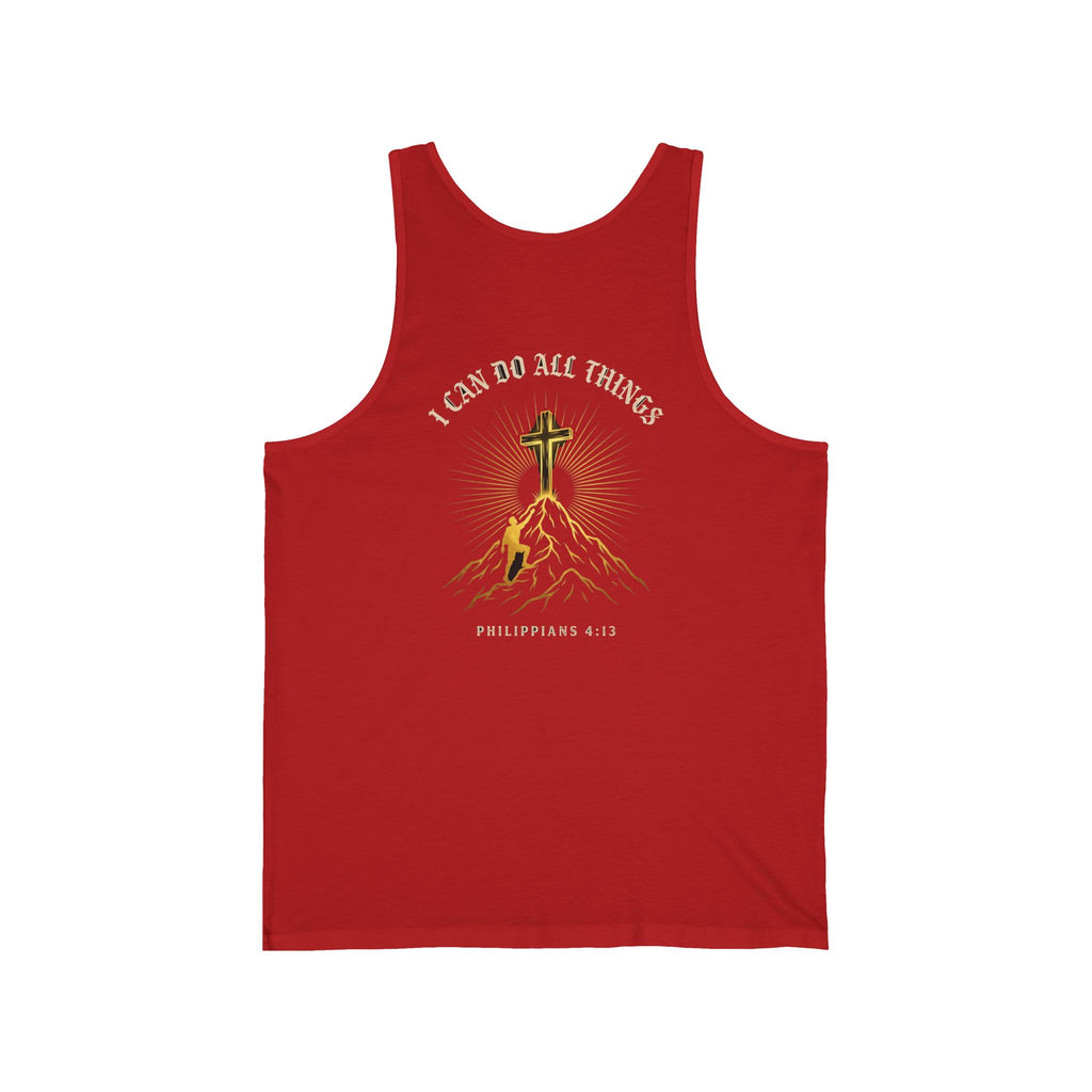 I Can Do All Things Through Christ Christian Tank Top | Faith Bible Verse