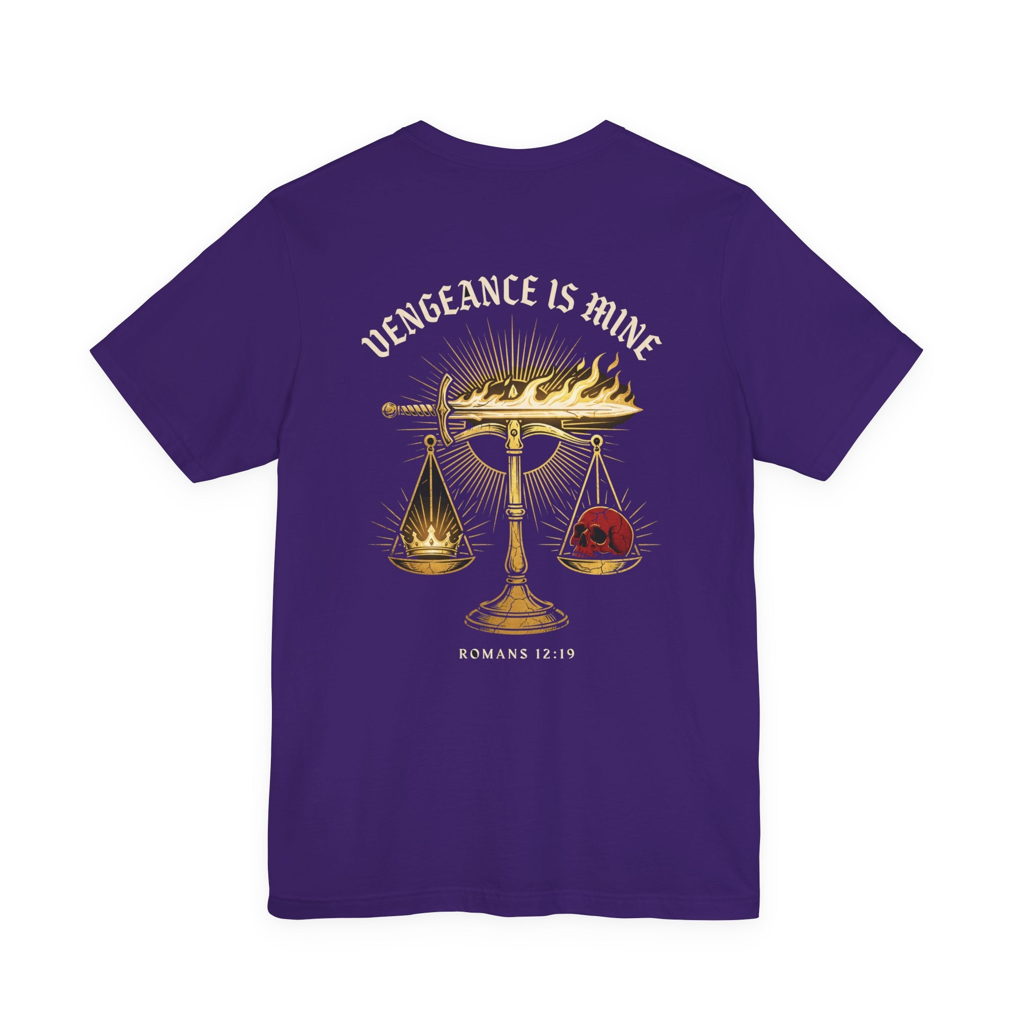 Vengeance Is Mine Christian Tee | Reformed Warrior Faith Shirt