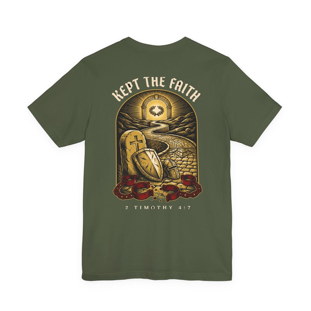 Kept the Faith Christian Tee | Reformed Warrior Faith Shirt