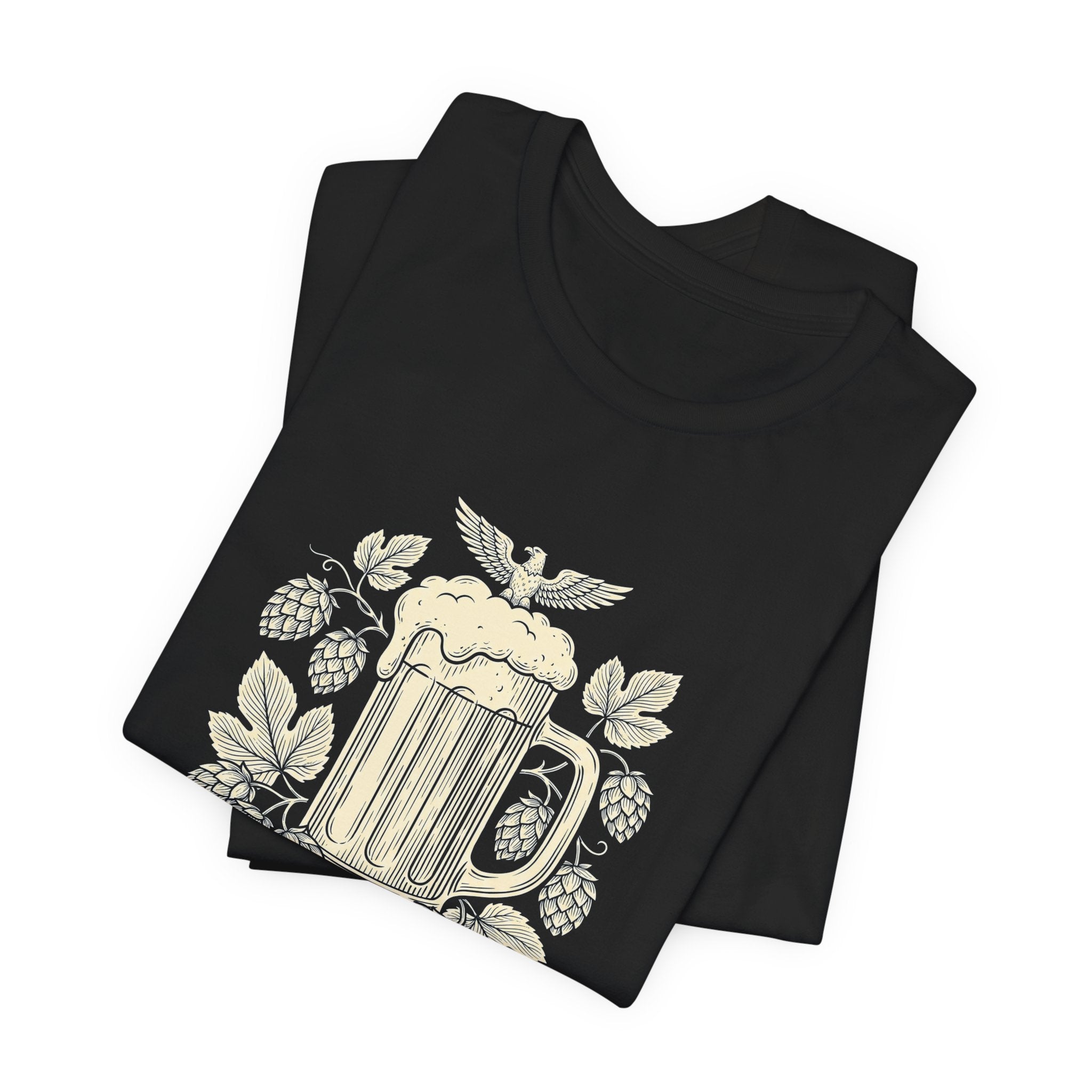 Pursuit of Hoppiness T-Shirt | Funny Craft Beer 4th of July Tee | Patriotic Beer Lover Gift | IPA Hops Shirt