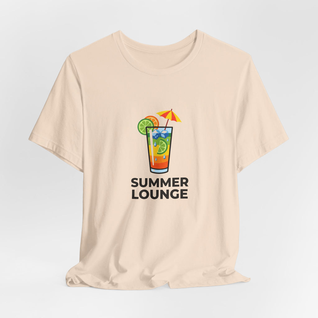 Tropical Cocktail Illustration Shirt | Summer Poolside Tee
