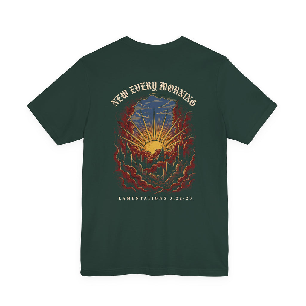 New Every Morning Christian Tee | Reformed Warrior Faith Shirt