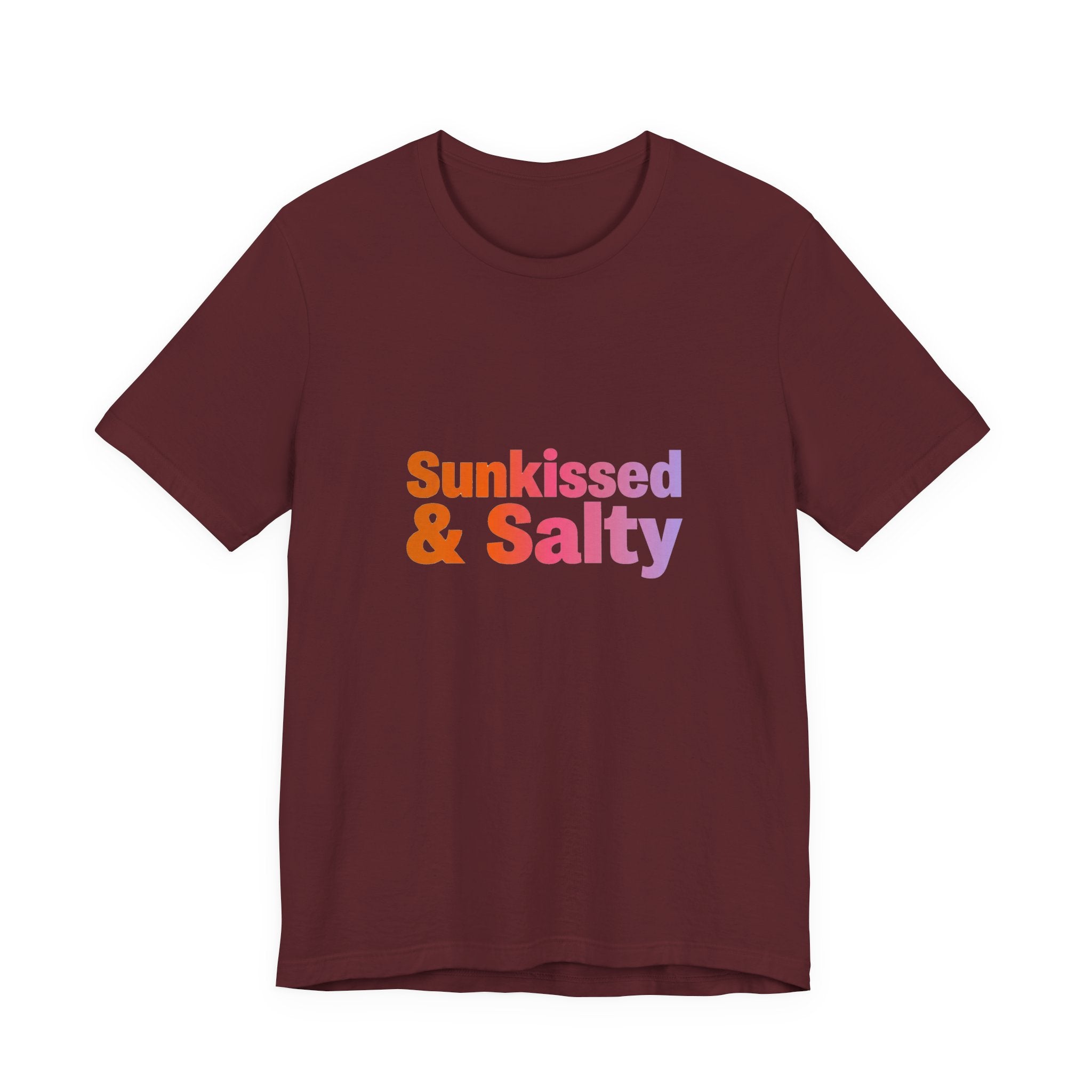 Sunkissed & Salty Tee - Retro 70s Typography Shirt
