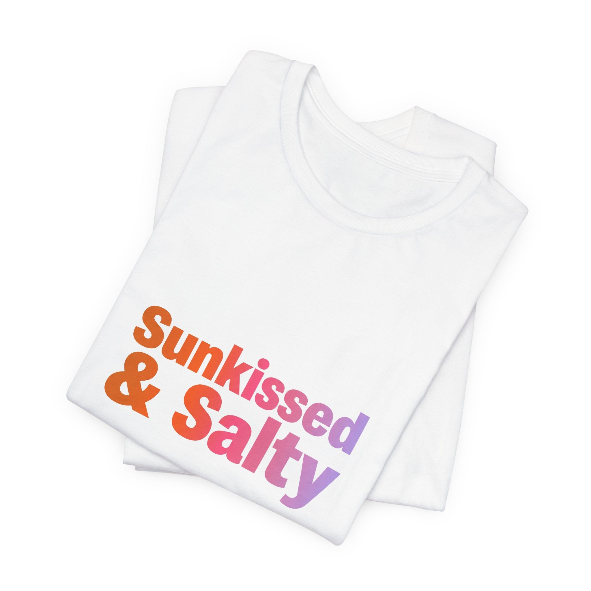 Sunkissed & Salty Tee - Retro 70s Typography Shirt