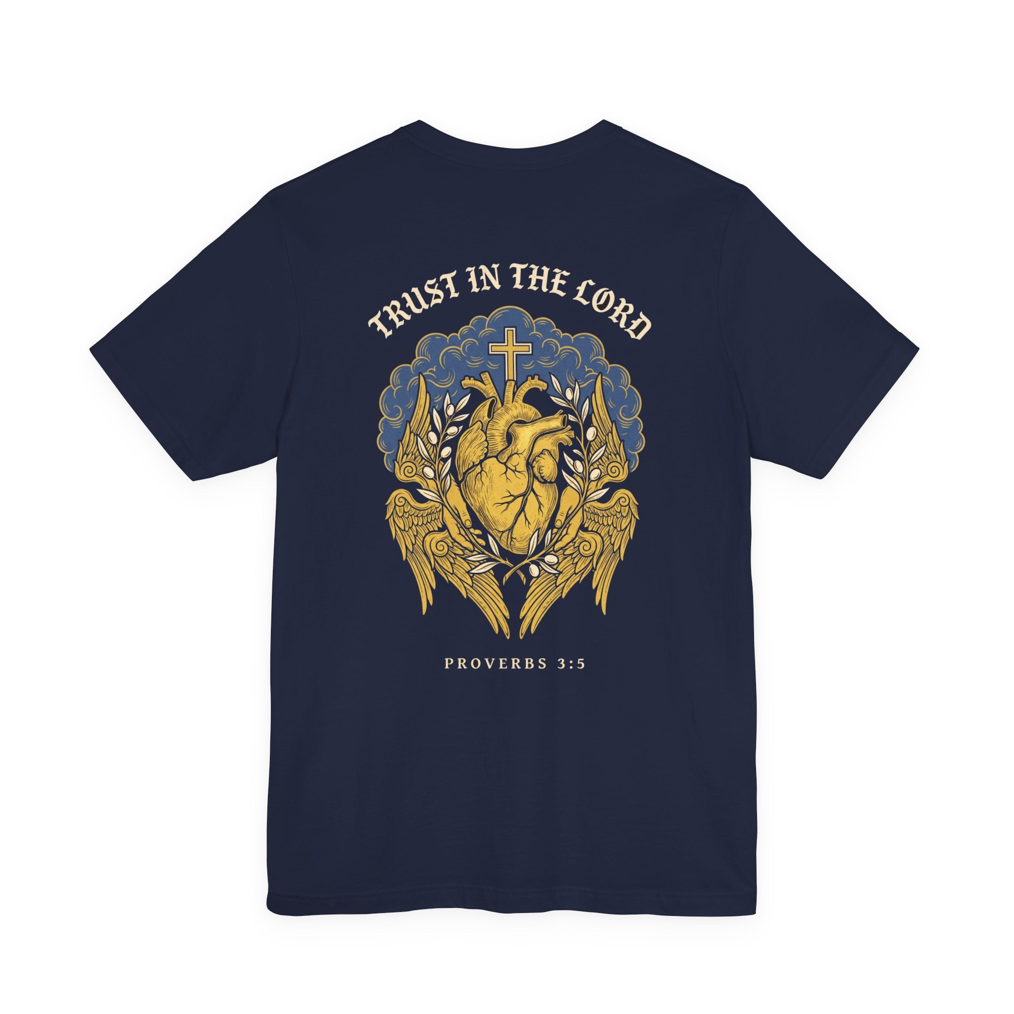 Trust in the Lord With All Your Heart Christian Tee | Faith Bible Verse Shirt