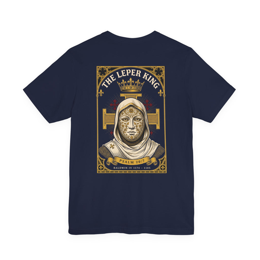 The Leper King Christian Tee | Reformed Warrior Faith Shirt