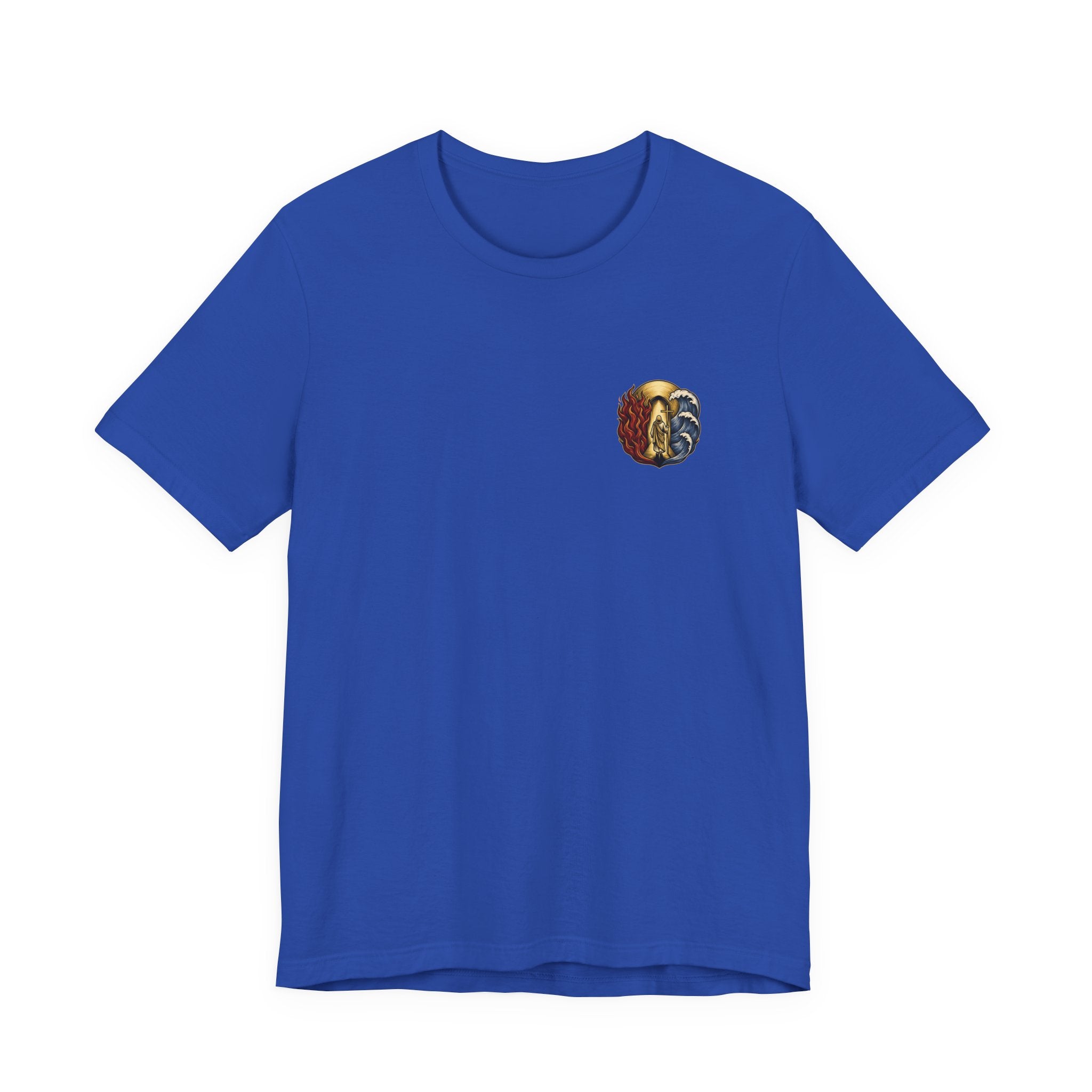 Through Fire and Water Christian Tee | Reformed Warrior Faith Shirt