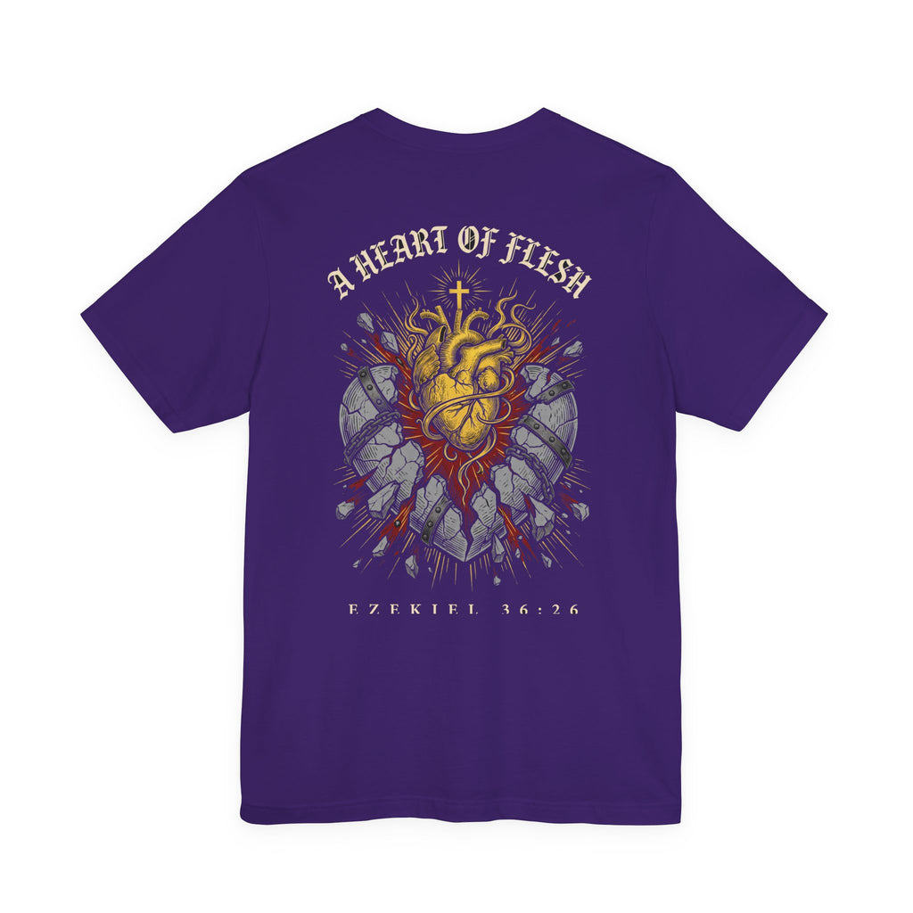 A Heart of Flesh Christian Tee | Reformed Warrior Faith Shirt