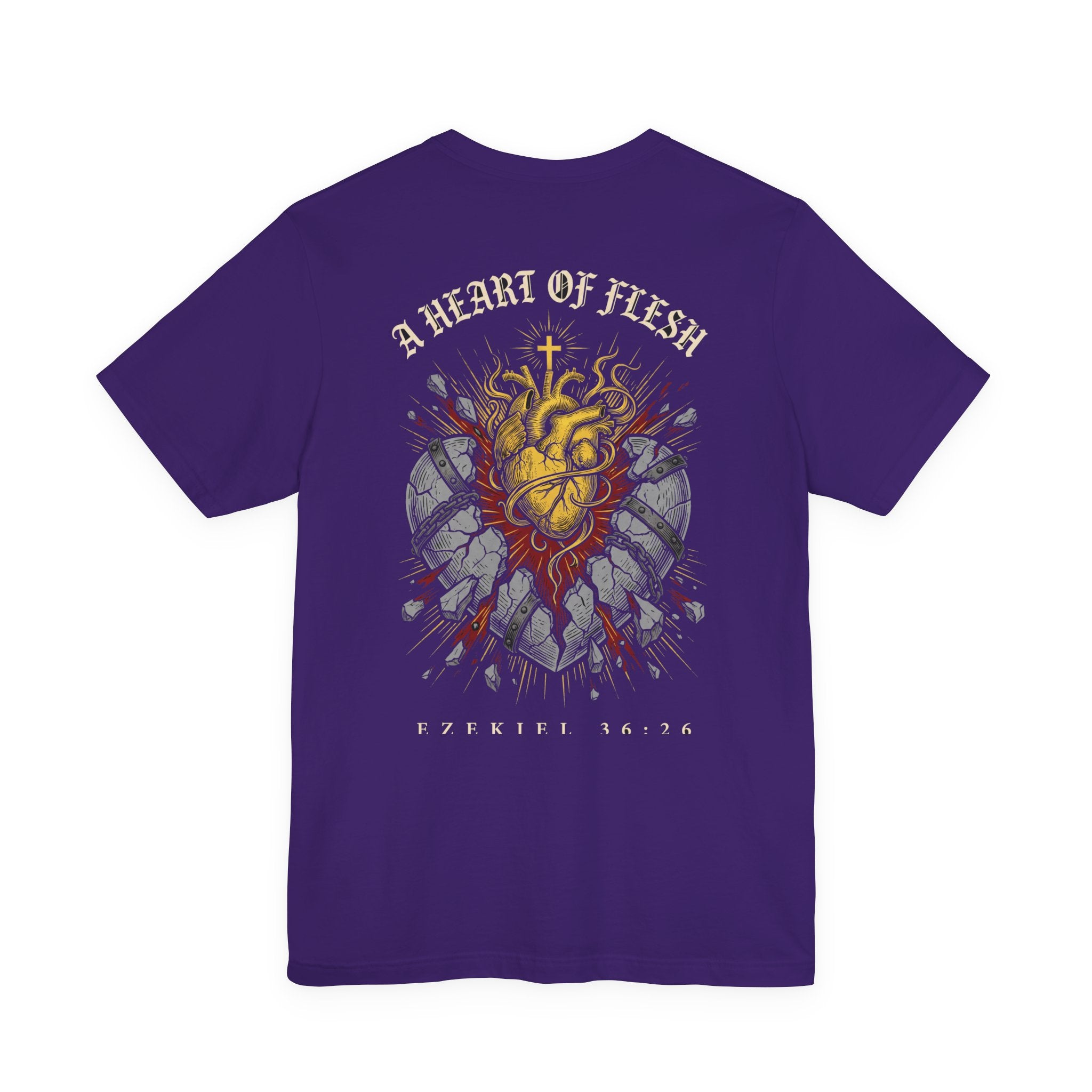 A Heart of Flesh Christian Tee | Reformed Warrior Faith Shirt
