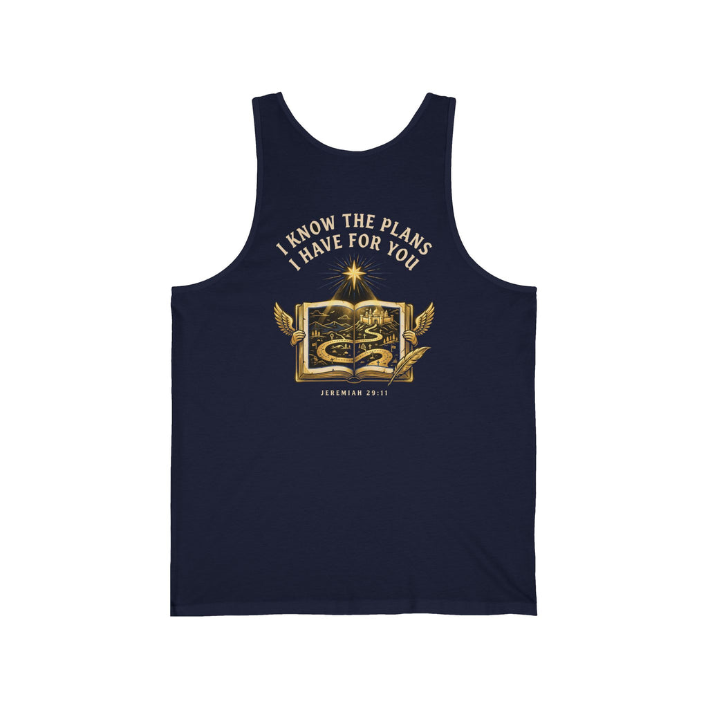For I Know the Plans I Have For You Christian Tank Top | Faith Bible Verse